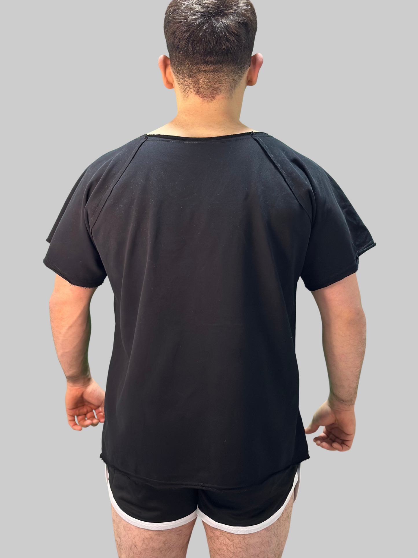 Camiseta Oversize ''Old School" (Negro)