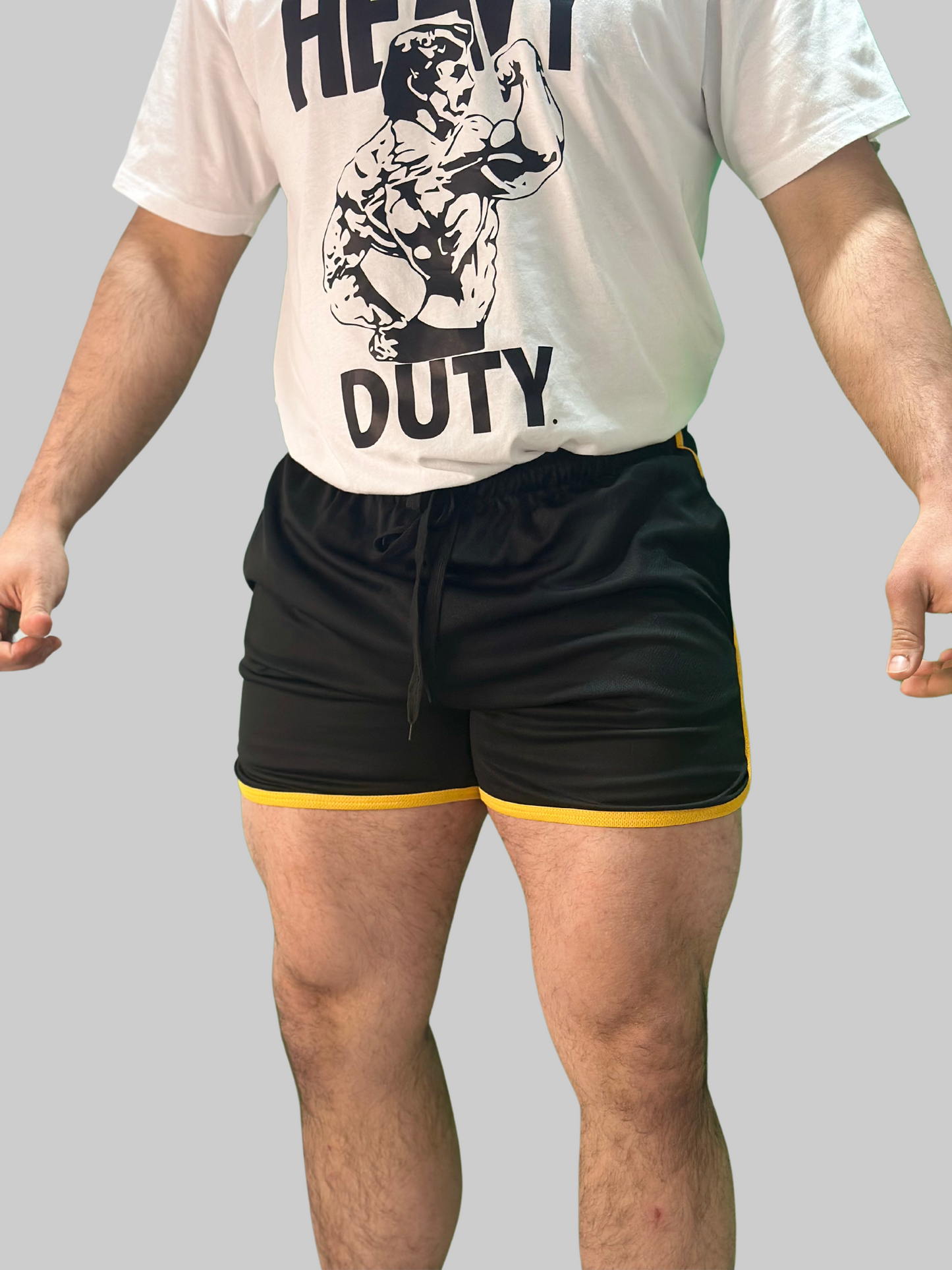 Shorts Golden Era (Negro y Amarillo)