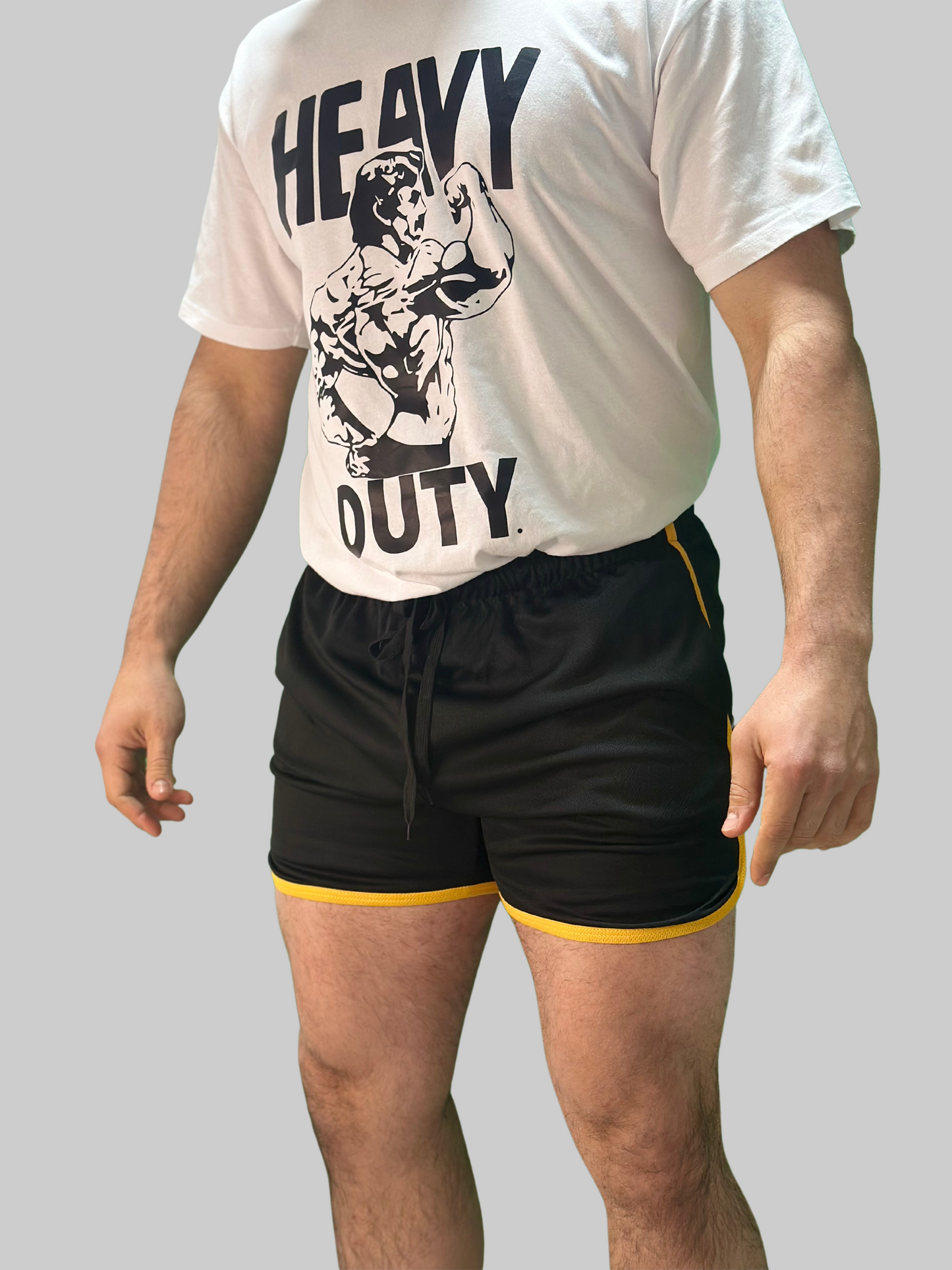 Shorts Golden Era (Negro y Amarillo)
