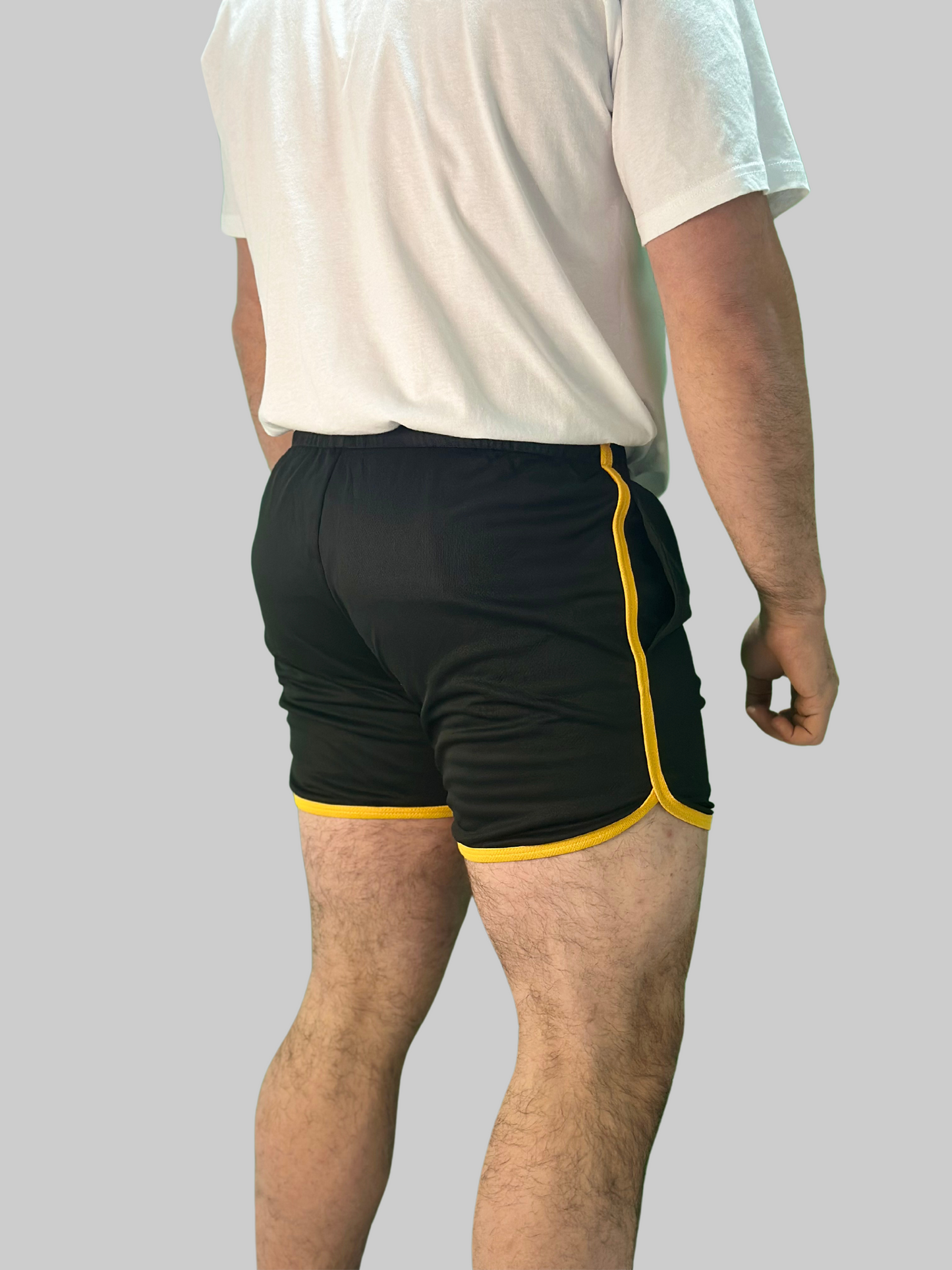 Shorts Golden Era (Negro y Amarillo)
