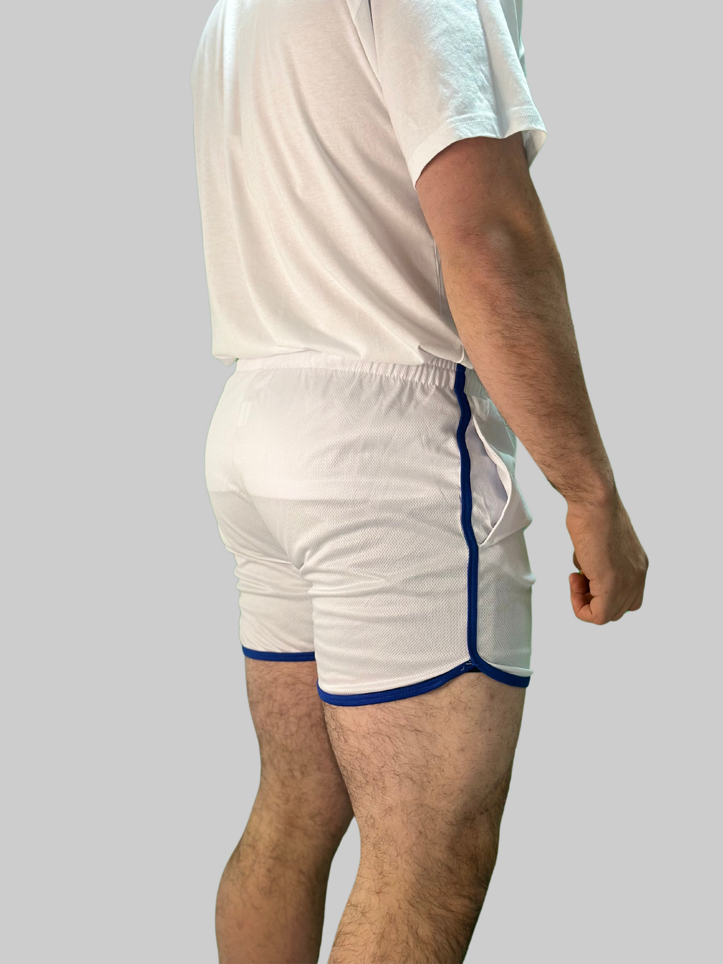 Shorts Golden Era (Blanco y azul)