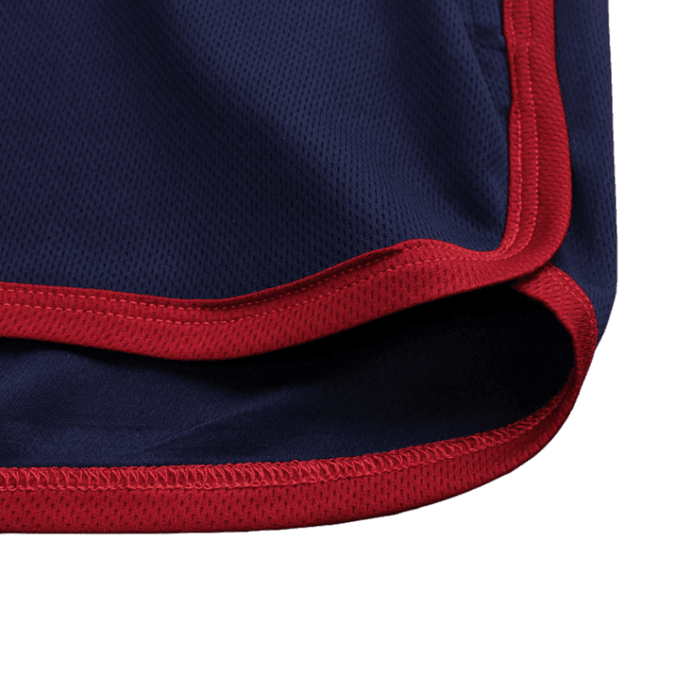 Shorts Golden Era (Azul Oscuro y Rojo)