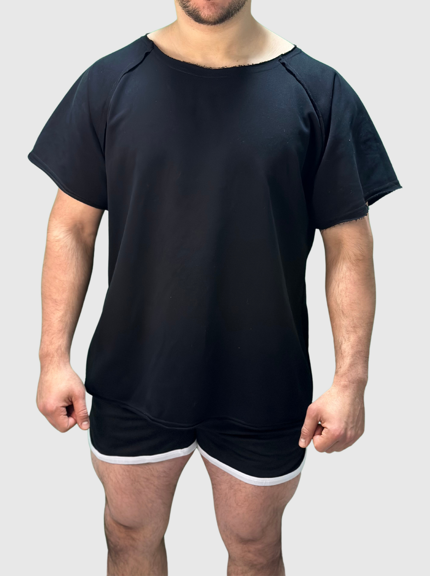 Camiseta Oversize ''Old School" (Negro)